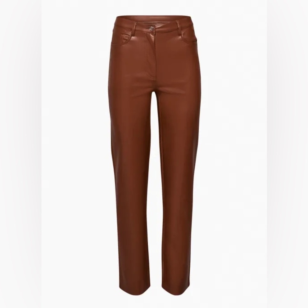 Aritzia Wilfred The Melina Pant – Cognac – Size 00 – Never Worn